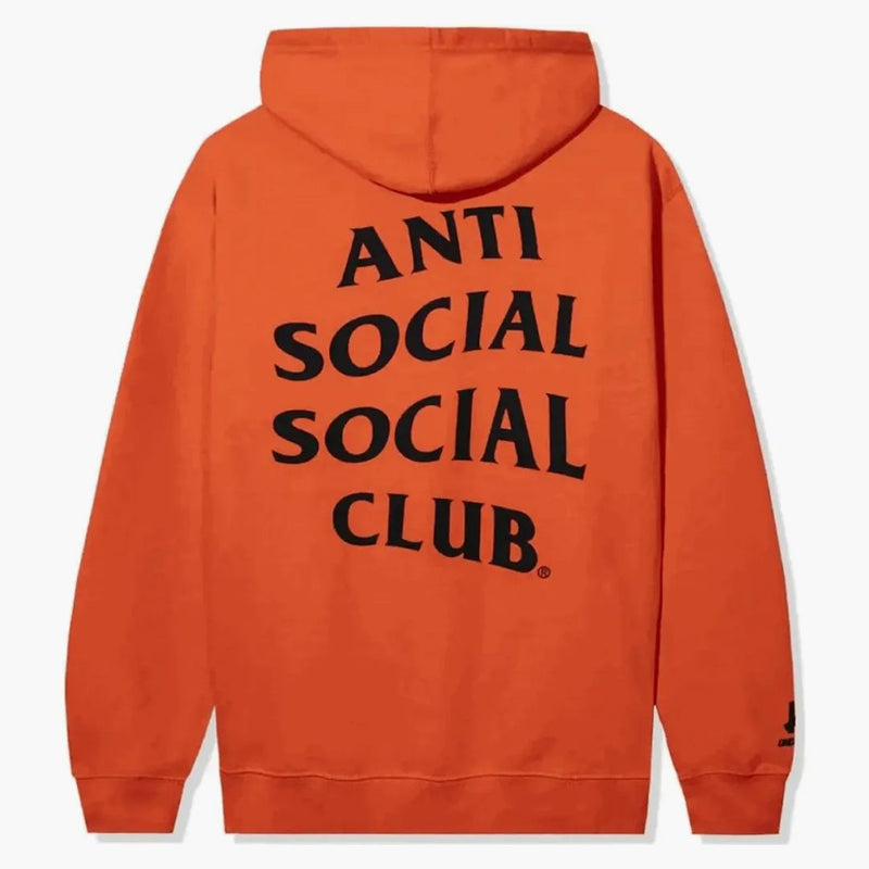 Anti Social Social Club x obesegrad still Paranoid hoodie orange