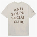 Anti Social Social Club X Undefeated Still Paranoid Tee Light Sand