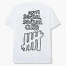 Anti social social club x undefeated tea white
