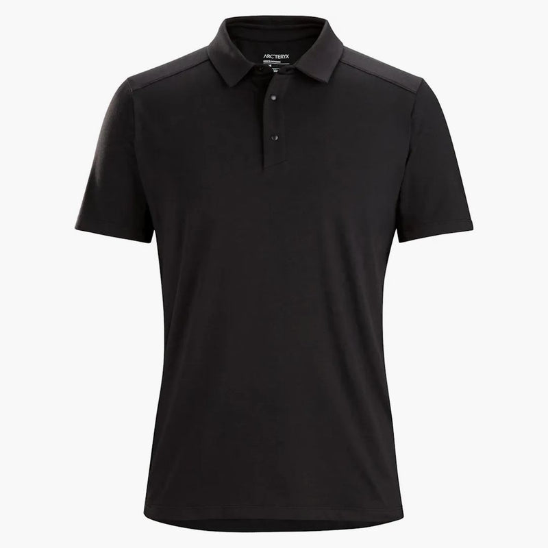 Arc'teryx prigioniero polo ss camicia nera