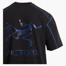 Arc'teryx Copal Bird Camiseta Negro/Vitalidad