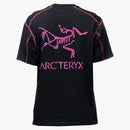 Arc'teryx Copal SS Bird T-shirt czarny/ultrafioletowy