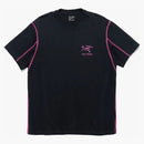 Arc'teryx Copal SS Bird T-shirt czarny/ultrafioletowy
