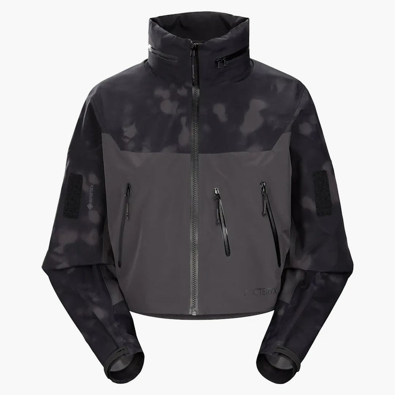 Arc'Teryx Womens Olena Komorebi Cropped Jacket Black Basalt