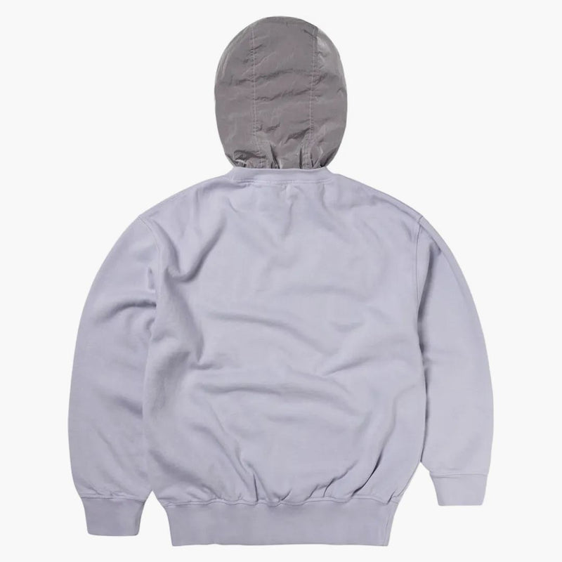 Väduren Nylon Hybrid Hooded Sweatshirt Lilac