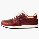 Asics Gel-lyte Iii Packer Shoes X J. Crew Oxblood Leather