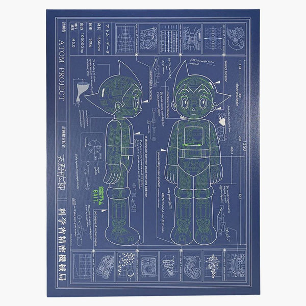 Astro Boy X Bait Blueprint Canvas