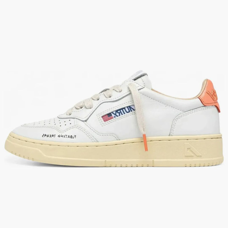 Autry Medalist Dl White Peach Pink (women's)