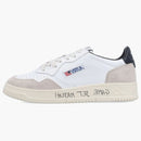 Autry medalist Leather Low Game Set Match! White Black Gray