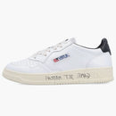 Autry medalist Leather Low Game Set Match! White Black