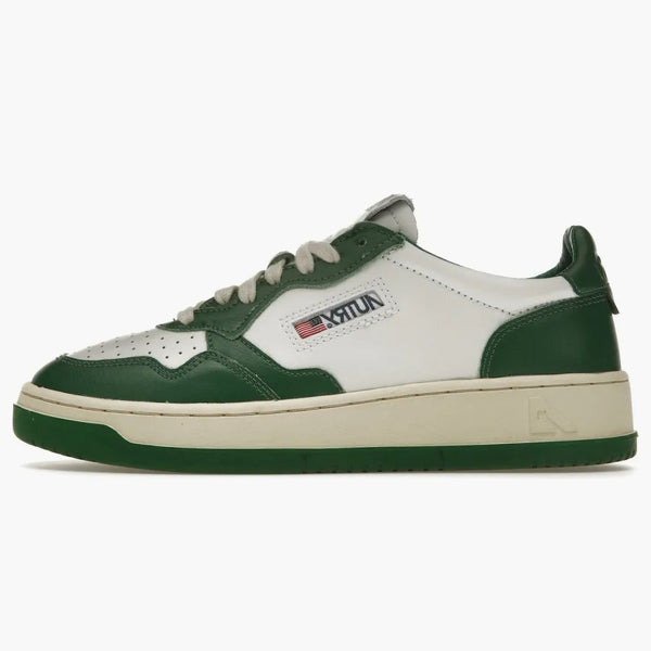 Autry Medalist Leather Low Green White
