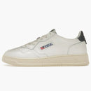 Autry medaljläder Low Vit mörkblå