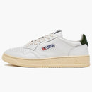 Autry medalist Leather Low White Dark Green