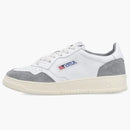 Autry medalist Leather Low White Gray