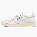 Autry medalist Leather Low White Nappa (Women's)