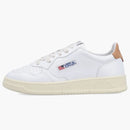 Autry Medalist Leather Low White Sandstorm