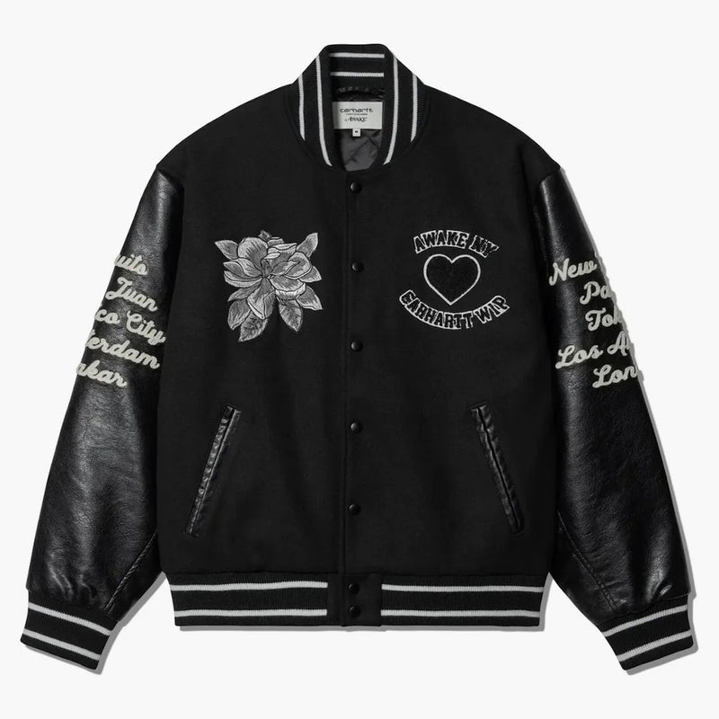 Awake Ny X Carhartt Wip Teddy Jacket Black/black