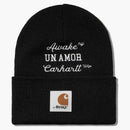 Awake NY X Carhartt Wip un Amor Beanie Black