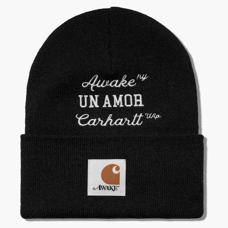 Awake Ny X Carhartt Wip Un Amor Beanie Black