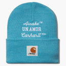 Awake NY X Carhartt Wip un Amor Beanie Blue