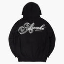 Sveglia con cappuccio di script del nastro sveglio nero