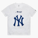 Serie di metropolitana sveglia Yankees vs. T-shirt Mets Bianco