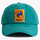 Awake Teddy has teal