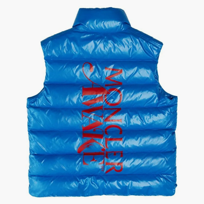 Awake X Moncler Parker Gilet Puffer Vest Blue