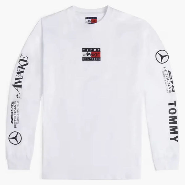 Awake X Tommy X Mercedes-AMG F1 L/S Tee White