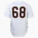 Bait Sluggers Baseball Jersey White/black/orange