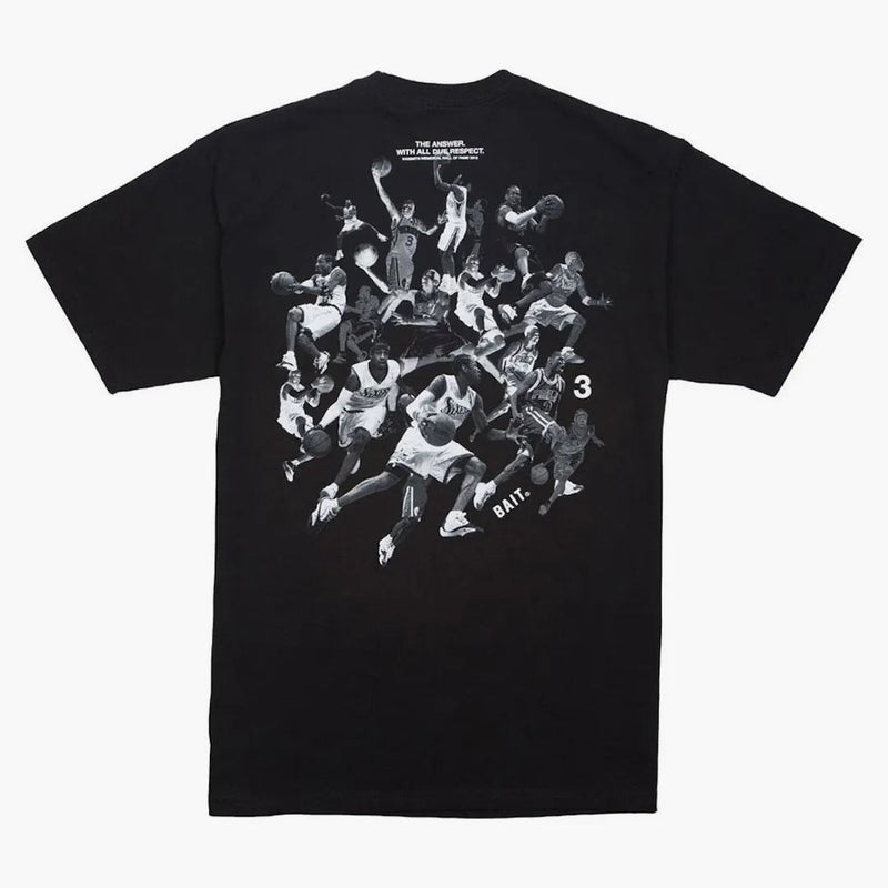 Bait X Allen Iverson Hall Of Fame Tee Black