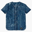 Bait X Astro Boy Denim Baseball Jersey Blue