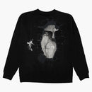 Bait X Attack On Titan Mikasa Crewneck Sweater Black