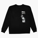 Bait X Attack On Titan Mikasa Crewneck Sweater Black