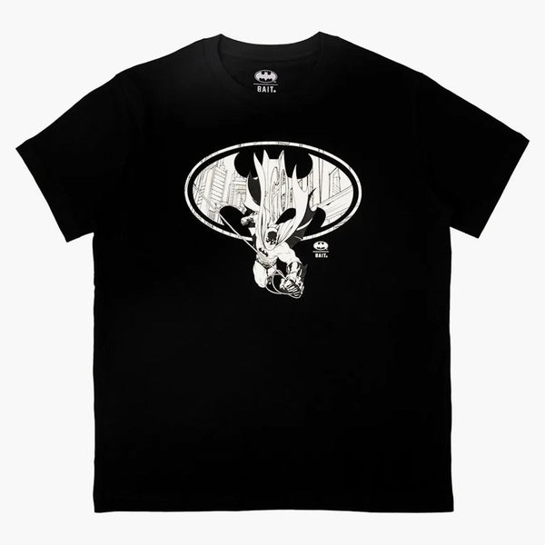 Bait X Batman Bat Logo Glow In The Dark Tee Black