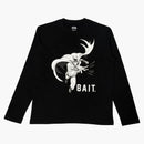 Bait X Batman Batarang Glow In The Dark Long Sleeve Tee Black