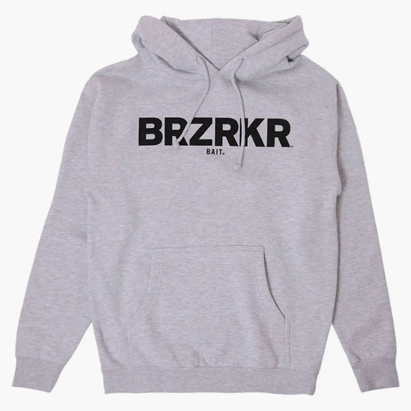 Bait X Brzrkr #1 Tradd Moore Cover Black And White Cover Hoodie Gray