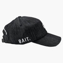 Bait X Cowboy Bepop Smiley Strapback Denim Cap Black