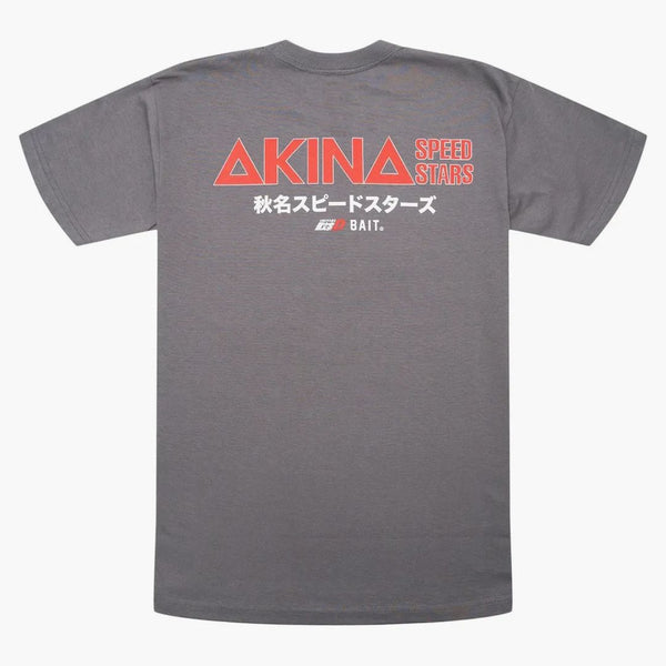 Bait X Initial D Akina Speed Stars Tee Grey/charcoal