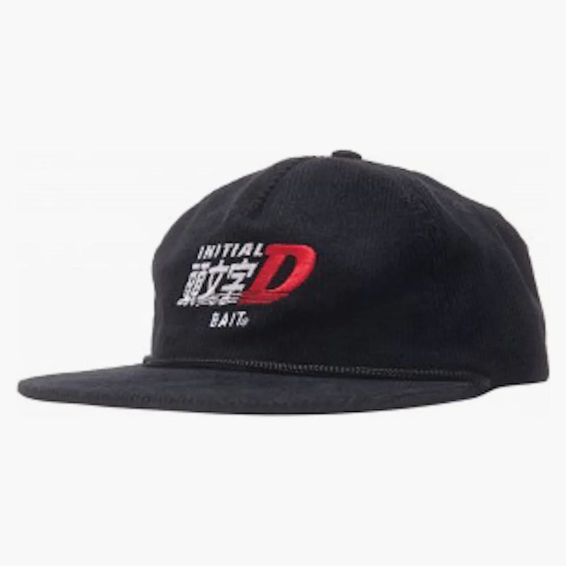 Bait X Initial D Bait Racing Corduroy Snapback Cap Black