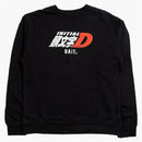 Bait X Initial D Logos Crewneck Sweater Black