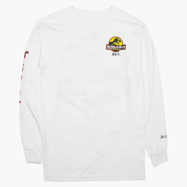Bait X Jurassic Park Damage Control L/s Tee White