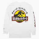 Bait X Jurassic Park Damage Control L/s Tee White