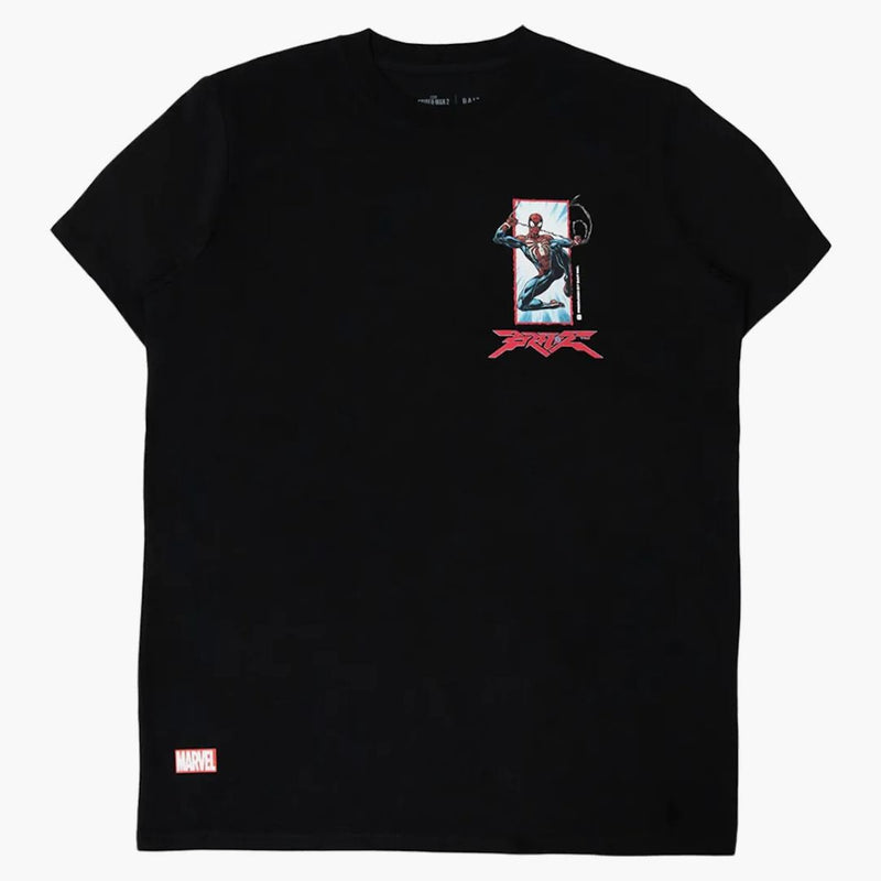 Bait X Marvel's Spider-man 2 Swinging Tee Black