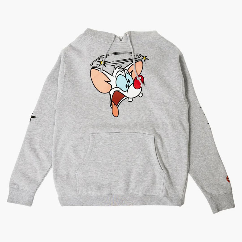 Bait X Pinky And The Brain Stars Hoodie Gray