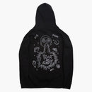Bait X Rick And Morty Barf Hoodie Black