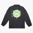 Bait X Rick And Morty Portal Coaches Jacket Black