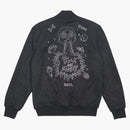 Bait X Rick And Morty Reversible Varsity Jacket Black