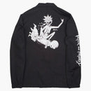 Bait X Rick And Morty Skateboard Coaches Jacket Black