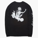Bait X Rick And Morty Skateboard Long Sleeve Tee Black